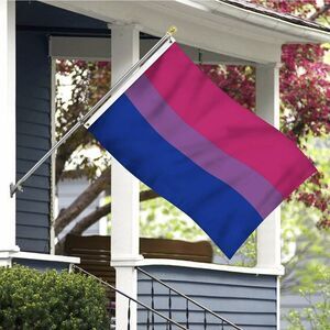 3x5Ft Bisexual Pride Polyester Flag Bi Flag LGBTQA+ 2 Metal Grommets LGBTQ New